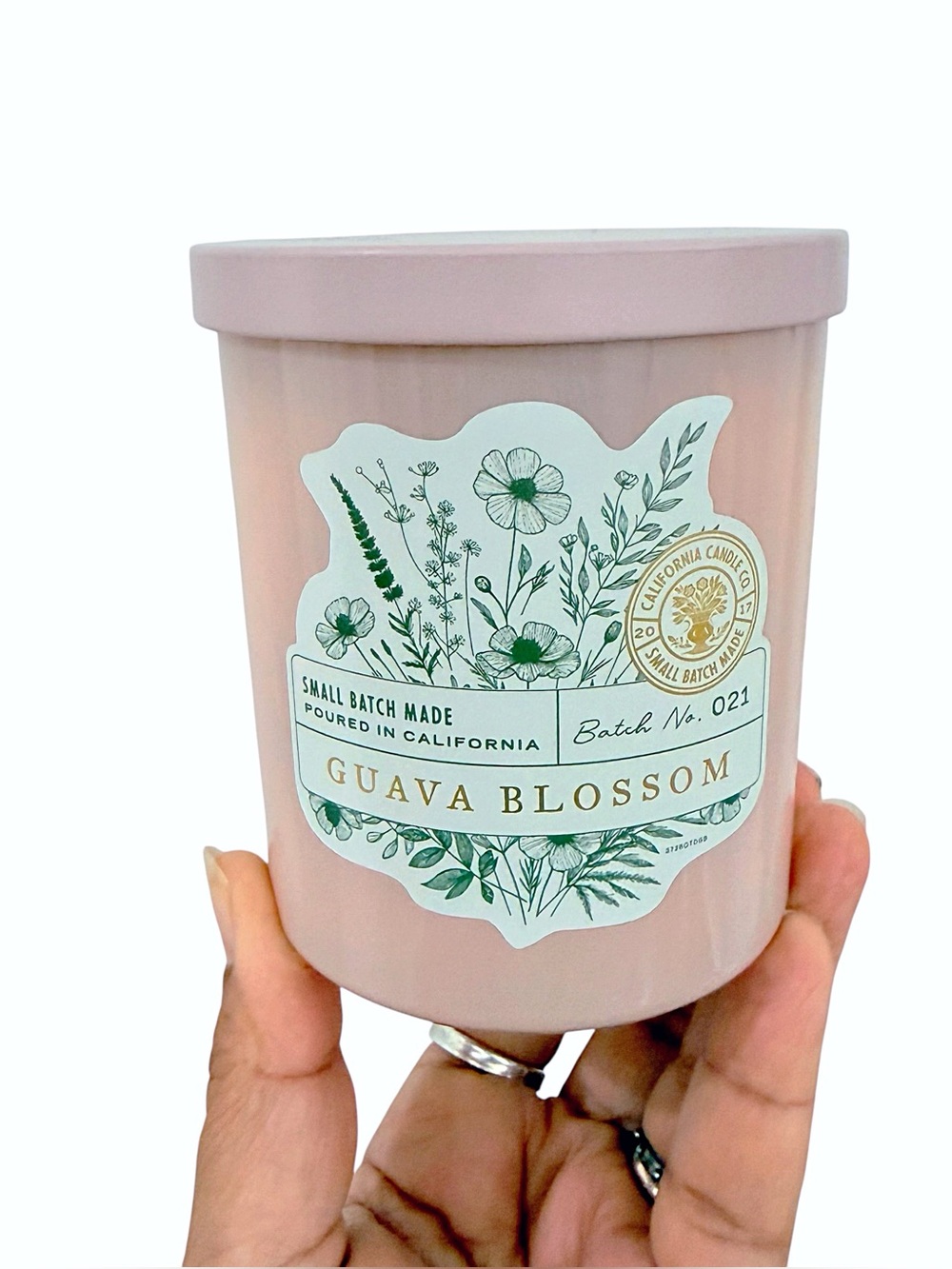 Leoben Company Guava Blossom No. 021 Scented Candle - Pink